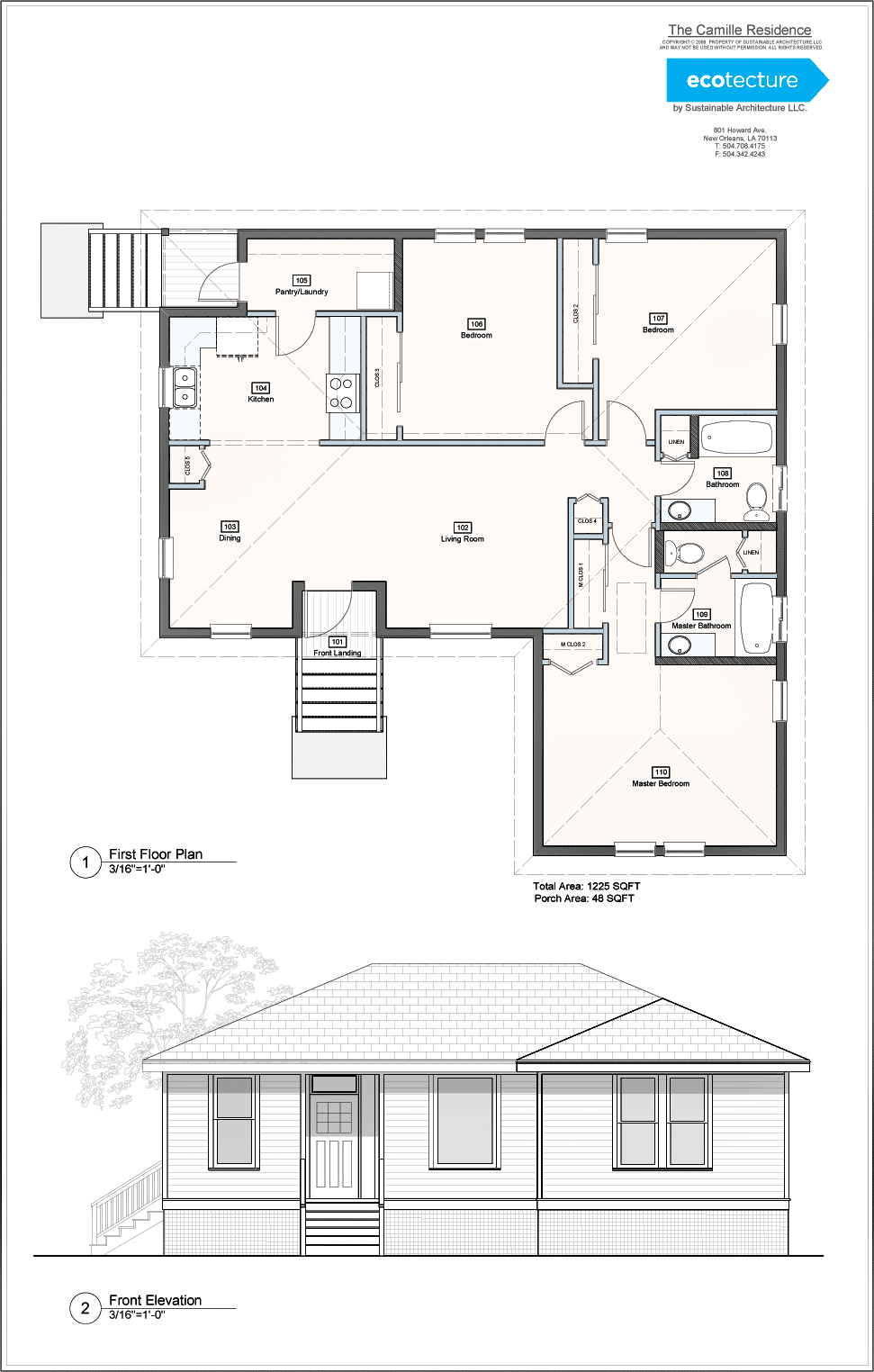Project Home Again Floorplan - Camille