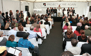 Project Home Again images gallery -- Groundbreaking