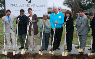 Project Home Again images gallery -- Groundbreaking